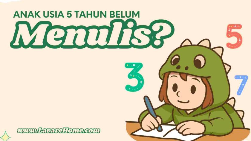 Anak Usia 5 Tahun Belum Bisa Menulis Rapi?