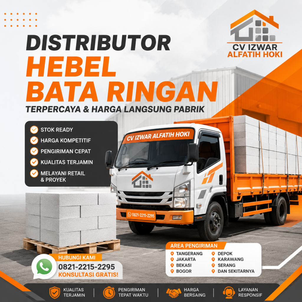 Distributor Hebel Bata Ringan, Supplier Hebel Bata Ringan, Jual Hebel, Bata Ringan AAC, Harga Hebel, Hebel Murah, Hebel Ready Stock, Hebel Tangerang, Hebel Jakarta, Pesan Hebel Online