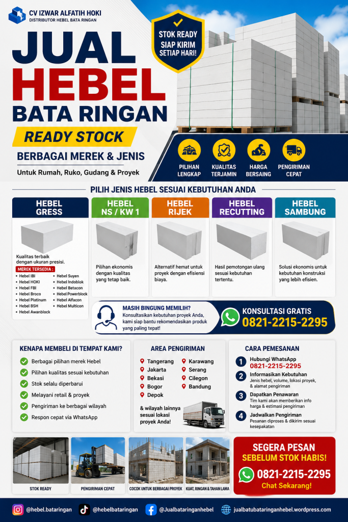 distributor hebel bata ringan, supplier hebel bata ringan, jual hebel bata ringan, hebel langsung dari pabrik, pesan hebel online, hebel ready stock, hebel murah terdekat, supplier bata ringan proyek, agen hebel bata ringan, distributor hebel langsung pabrik
