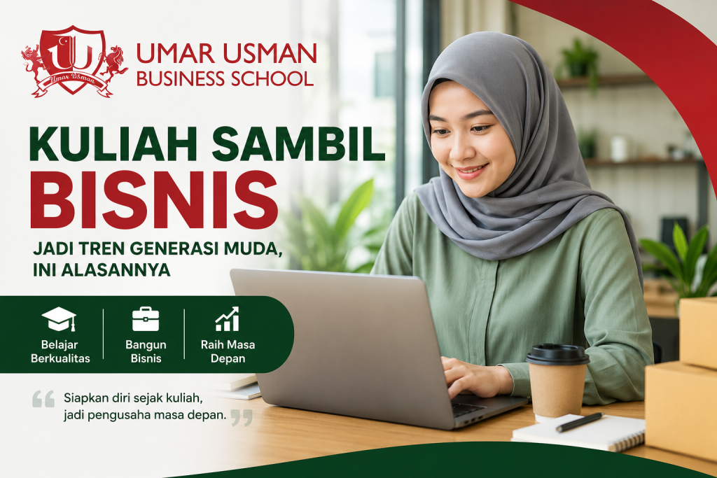 Mahasiswa mengikuti kuliah sambil bisnis untuk membangun pengalaman entrepreneur sejak masa kuliah.