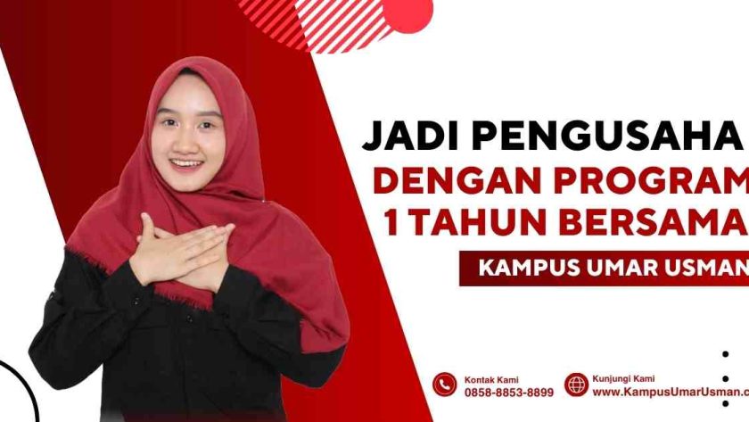 program 1 tahun jadi pengusaha bersama kampus umar usman