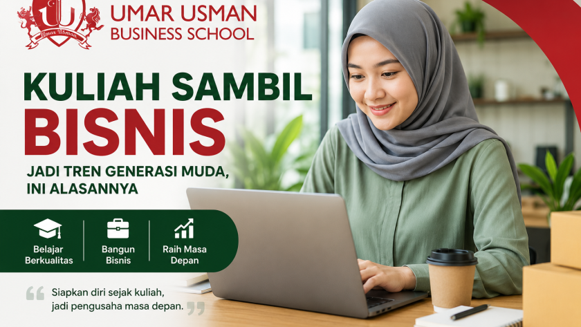 Mahasiswa mengikuti kuliah sambil bisnis untuk membangun pengalaman entrepreneur sejak masa kuliah.